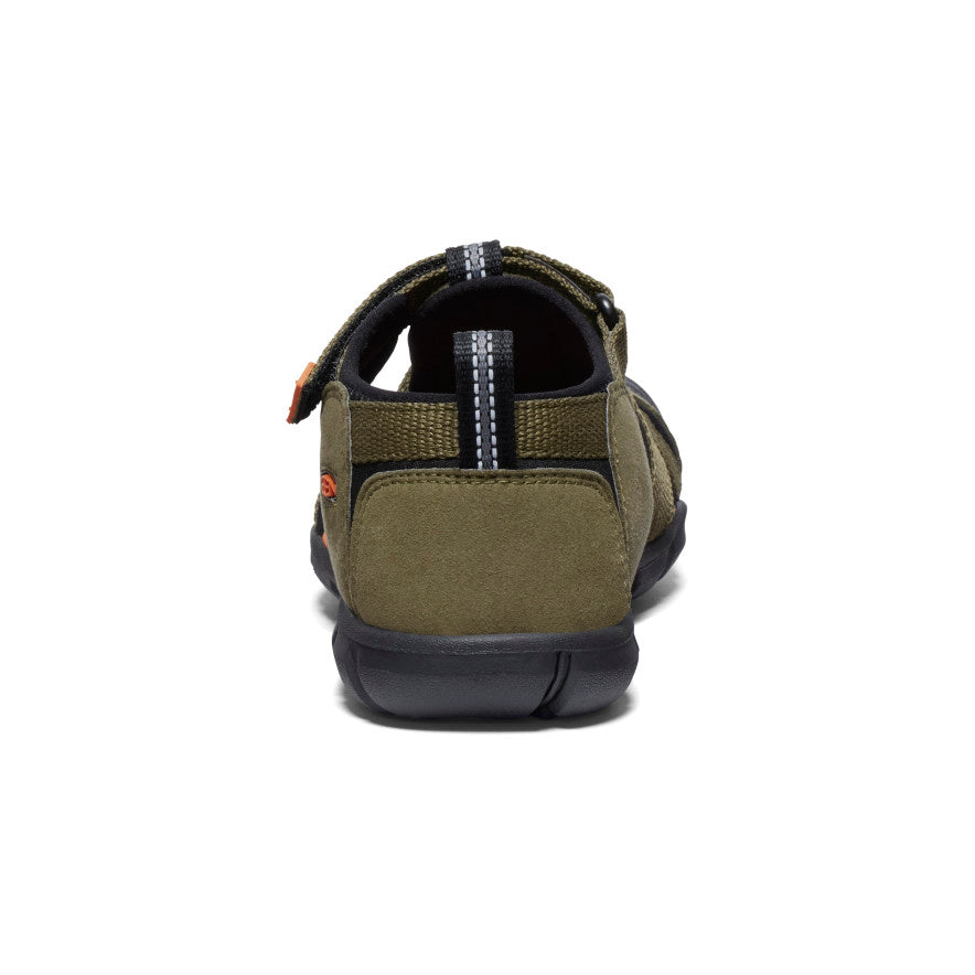 Big Kids' Seacamp II CNX | Dark Olive/Gold Flame - Image 5