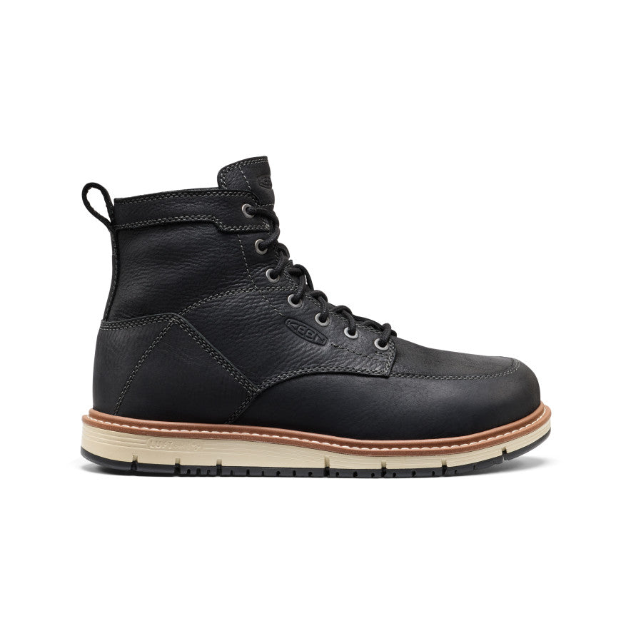 Men's San Jose 6 Boot (Aluminum Toe) | Black/Caramel Cafe
