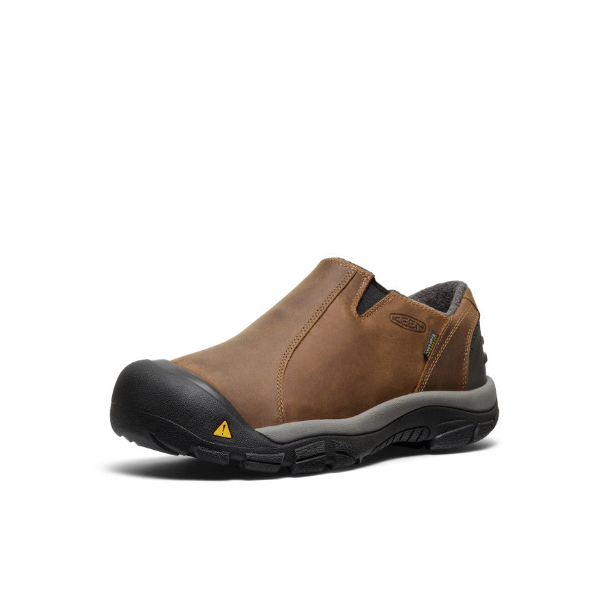 Men's Brixen Waterproof Shoe Wide | Slate Black/Madder Brown - Image 2