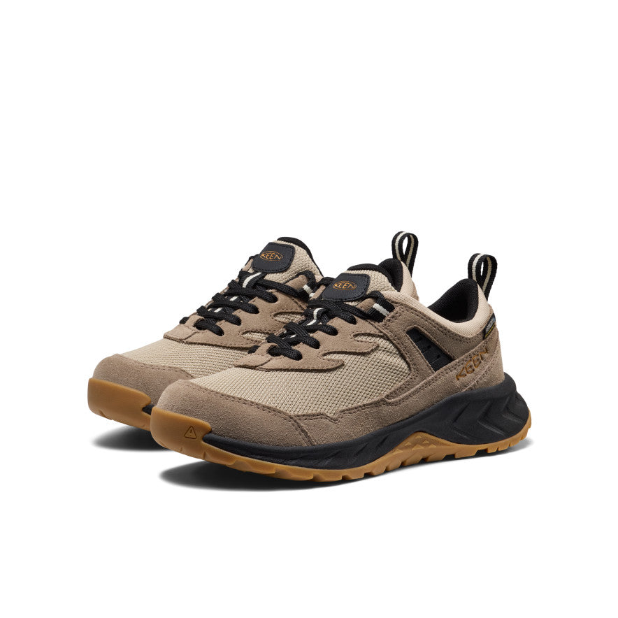Big Kids' Hightrail Waterproof Hiking Shoe | Brindle/Oak Buff - Image 2