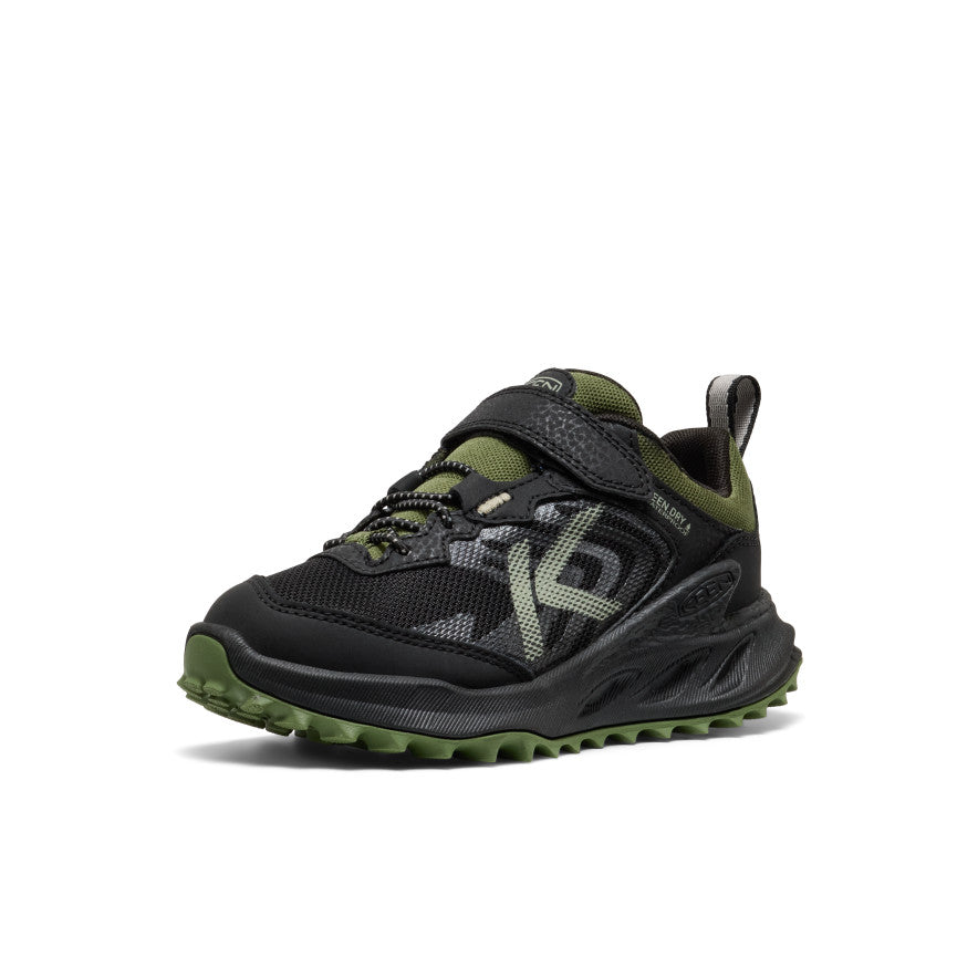 Little Kids' Zionic Waterproof Shoe | Black/Bronze Green - Image 3