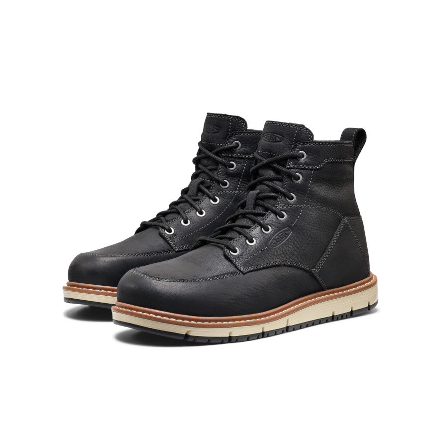Men's San Jose 6 Boot (Aluminum Toe) | Black/Caramel Cafe - Image 2