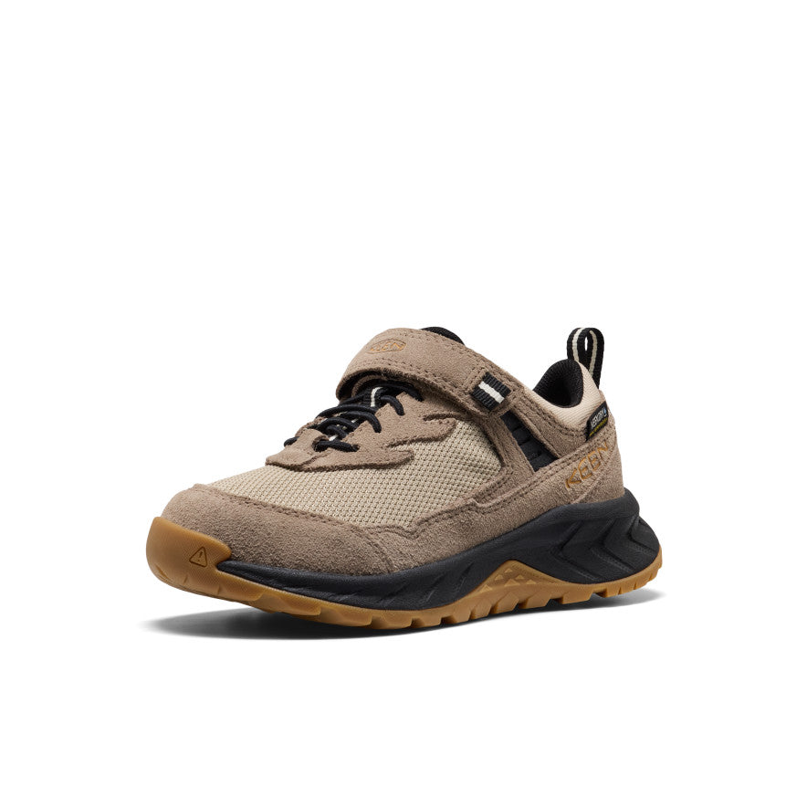 Little Kids' Hightrail Waterproof Hiking Shoe | Brindle/Oak Buff - Image 3