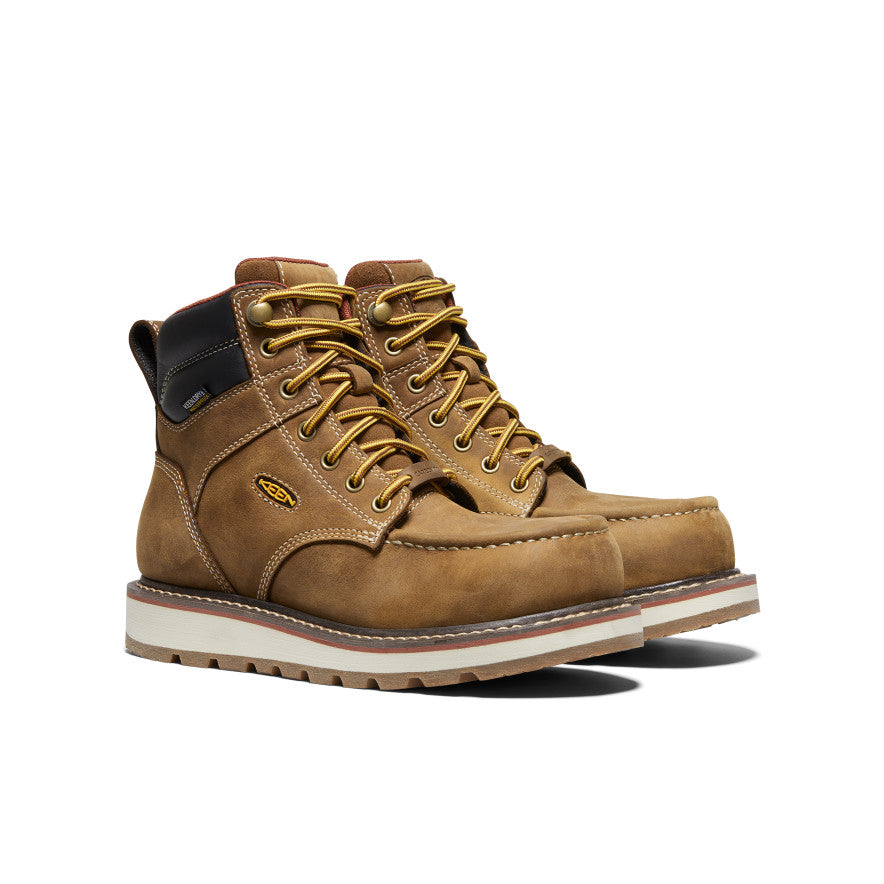 Women's Cincinnati 6 Waterproof Boot (Carbon Toe) | Belgian/Sandshell - Image 2