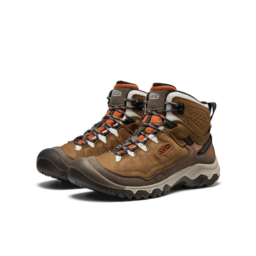 Men's Targhee IV Waterproof Hiking Boot | Coyote/Gold Flame - Image 2